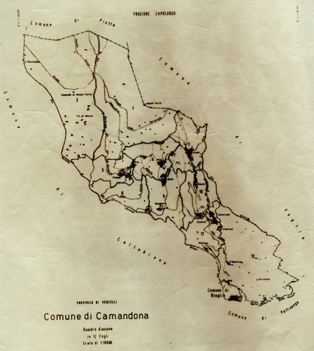 Cartina di Camadona